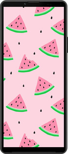 Силиконовый чехол Розовый арбуз для Sony Xperia 10 IV - 4314u-2789 изображение 