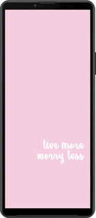 Силиконовый чехол Живи больше для Sony Xperia 10 IV - 4347u-2789 изображение 