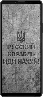 Силиконовый чехол Русский военный корабль иди на v4 для Sony Xperia 10 IV - 5223u-2789 изображение 