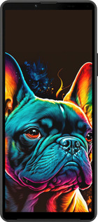 Силиконовый чехол Яркий бульдог для Sony Xperia 10 IV - 5547u-2789 изображение 