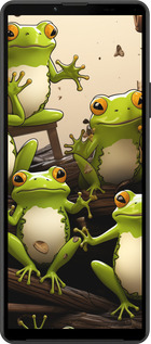 Силіконовий чехол Жабки для Sony Xperia 10 IV - 5656u-2789 изображение 