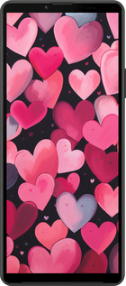 Силіконовий чехол Сердечка 4 для Sony Xperia 10 IV - 5662u-2789 изображение 