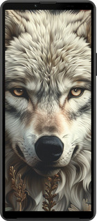 Силиконовый чехол Волчий взгляд для Sony Xperia 10 IV - 6066u-2789 изображение 