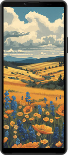 Силиконовый чехол Украинское поле для Sony Xperia 10 IV - 6082u-2789 изображение 