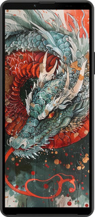 Силиконовый чехол Стихия огня для Sony Xperia 10 IV - 6101u-2789 изображение 