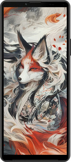 Силиконовый чехол Дух кицунэ' для Sony Xperia 10 IV - 6107u-2789 изображение 