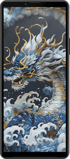 Силіконовий чехол Водяний дракон для Sony Xperia 10 IV - 6113u-2789 изображение 