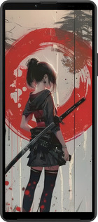 Силиконовый чехол Сумерки воина: Танец с катаной для Sony Xperia 10 IV - 6123u-2789 изображение 