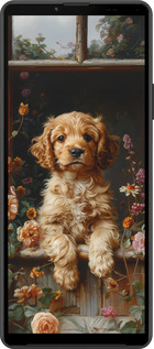 Силиконовый чехол Щенок cocker spaniel для Sony Xperia 10 IV - 6136u-2789 изображение 