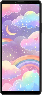 Силиконовый чехол Облака и радуга для Sony Xperia 10 IV - 6312u-2789 изображение 