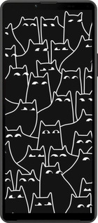 Силиконовый чехол С изображением кошек для Sony Xperia 10 IV - 6470u-2789 изображение 