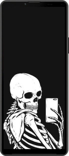 Силиконовый чехол Скелет делает Selfie для Sony Xperia 10 IV - 6535u-2789 изображение 