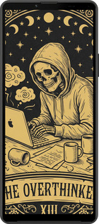 Силиконовый чехол The Overthinker для Sony Xperia 10 IV - 6774u-2789 изображение 