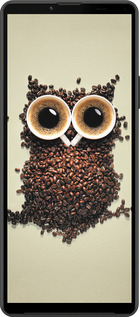 Силіконовий чехол Сова з кави для Sony Xperia 10 IV - 777u-2789 изображение 