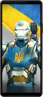 Силиконовый чехол Украинский киборг для Sony Xperia 10 IV - 980u-2789 изображение 