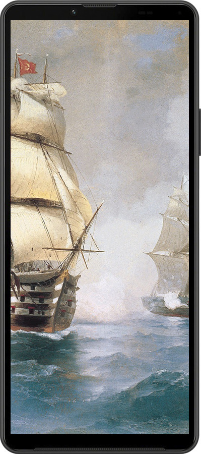 Силиконовый чехол Айвазовский. Корабли для Sony Xperia 10 IV - 160u-2789 изображение 