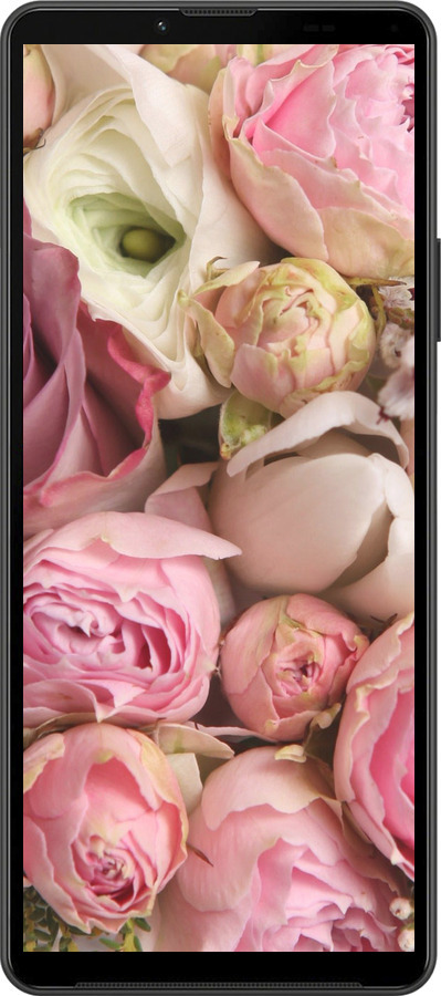 Силиконовый чехол Розы v2 для Sony Xperia 10 IV - 2320u-2789 изображение 