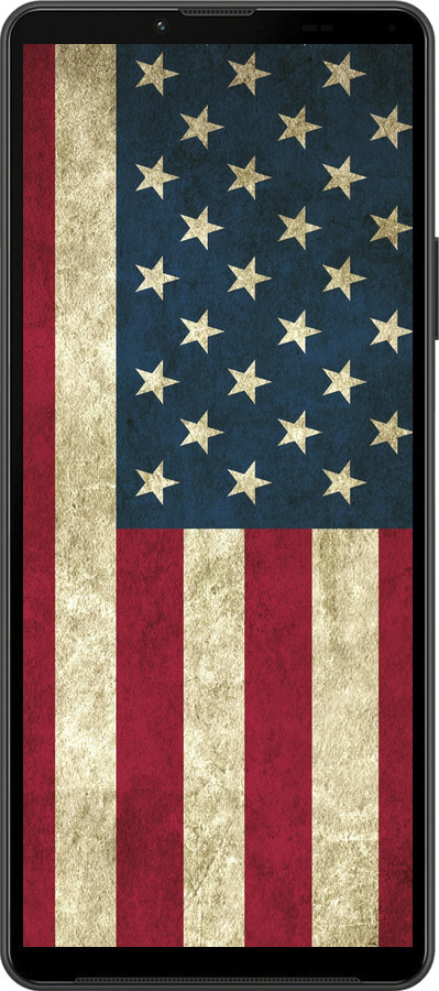 Силиконовый чехол Флаг США для Sony Xperia 10 IV - 395u-2789 изображение 