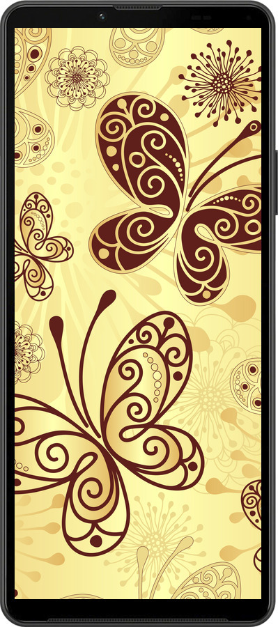 Силиконовый чехол Красивые бабочки для Sony Xperia 10 IV - 4170u-2789 изображение 