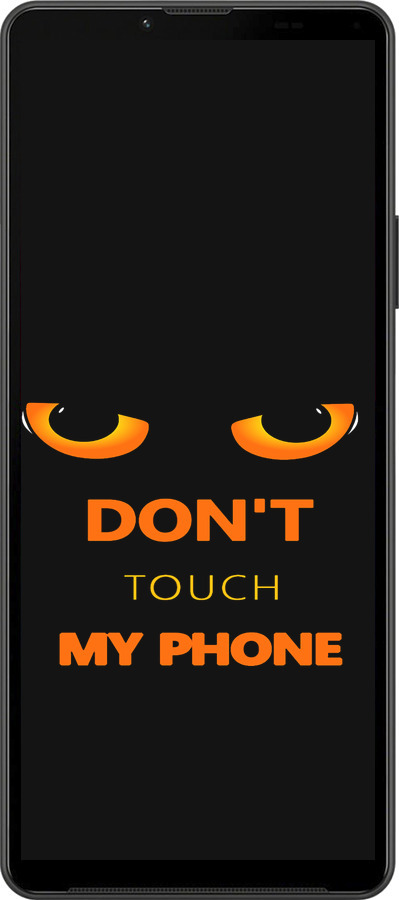 Силиконовый чехол Don't touch the phone для Sony Xperia 10 IV - 4261u-2789 изображение 