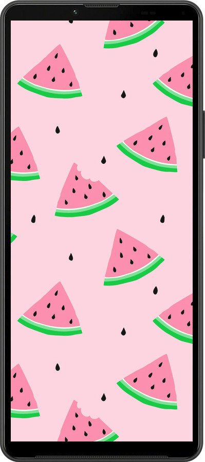 Силиконовый чехол Розовый арбуз для Sony Xperia 10 IV - 4314u-2789 изображение 