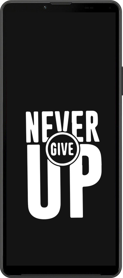 Силіконовий чехол Ніколи не здавайся для Sony Xperia 10 IV - 4572u-2789 изображение 