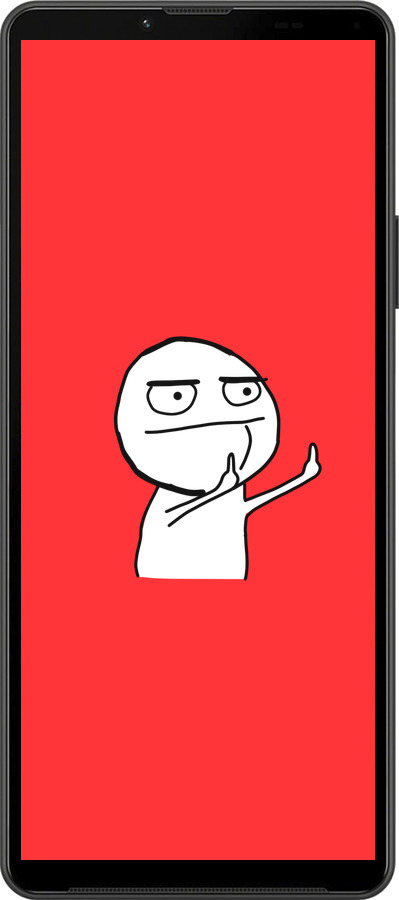 Силиконовый чехол Мем для Sony Xperia 10 IV - 4578u-2789 изображение 