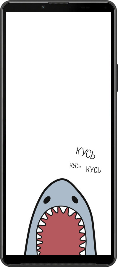 Силиконовый чехол Акула для Sony Xperia 10 IV - 4870u-2789 изображение 