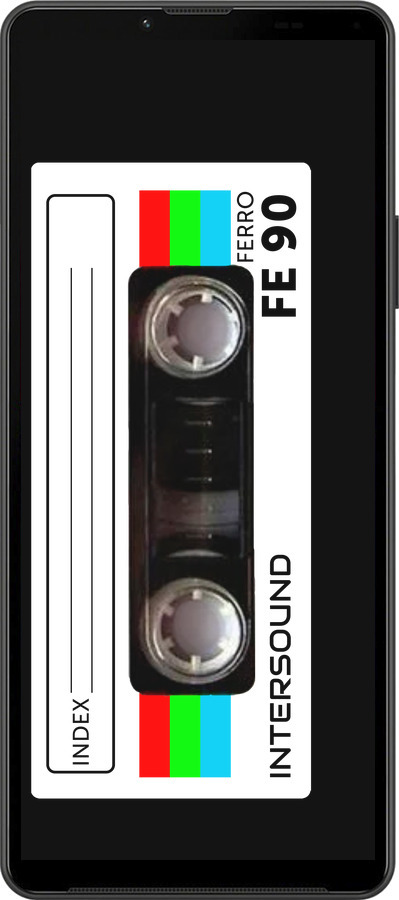 Силиконовый чехол Кассета с90 для Sony Xperia 10 IV - 4894u-2789 изображение 