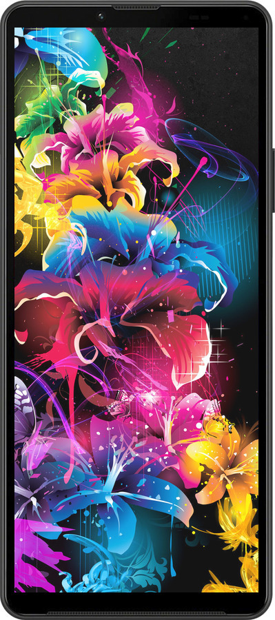 Силиконовый чехол Абстрактные цветы для Sony Xperia 10 IV - 511u-2789 изображение 