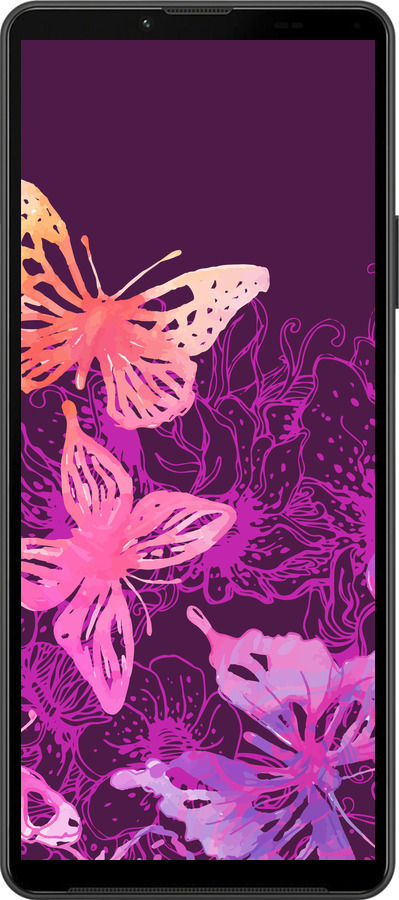 Силиконовый чехол Бабочки v2 для Sony Xperia 10 IV - 5475u-2789 изображение 