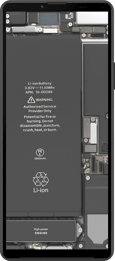 Силиконовый чехол Детали смартфона для Sony Xperia 10 IV - 5487u-2789 изображение 