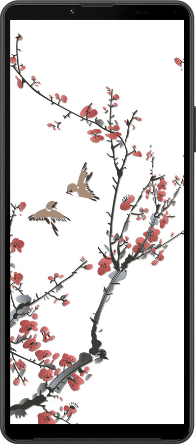 Силіконовий чехол Сакура v2 для Sony Xperia 10 IV - 5538u-2789 изображение 