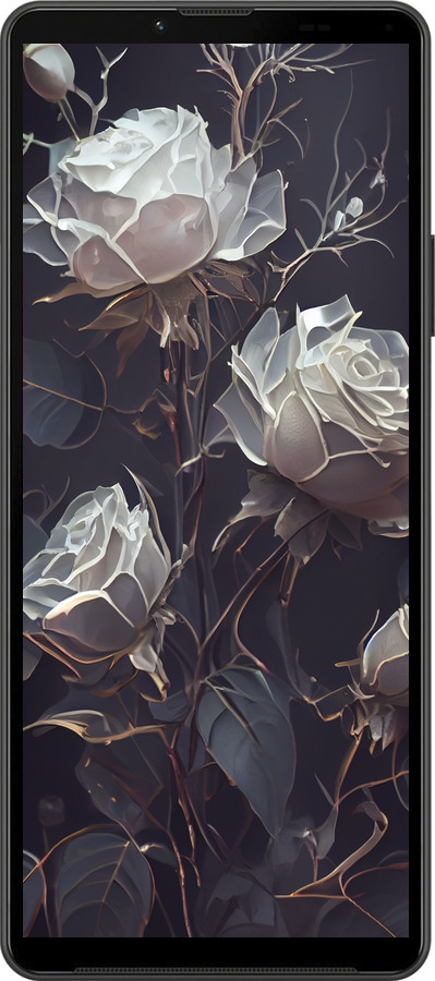 Силиконовый чехол Розы 2 для Sony Xperia 10 IV - 5550u-2789 изображение 