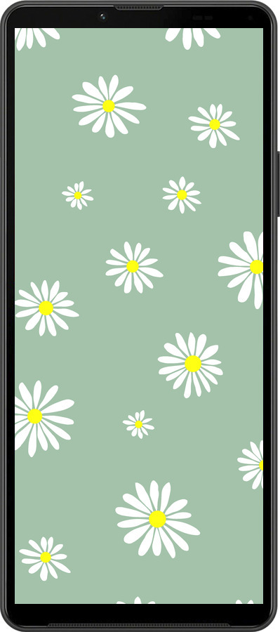 Силиконовый чехол Ромашки v4 для Sony Xperia 10 IV - 5603u-2789 изображение 