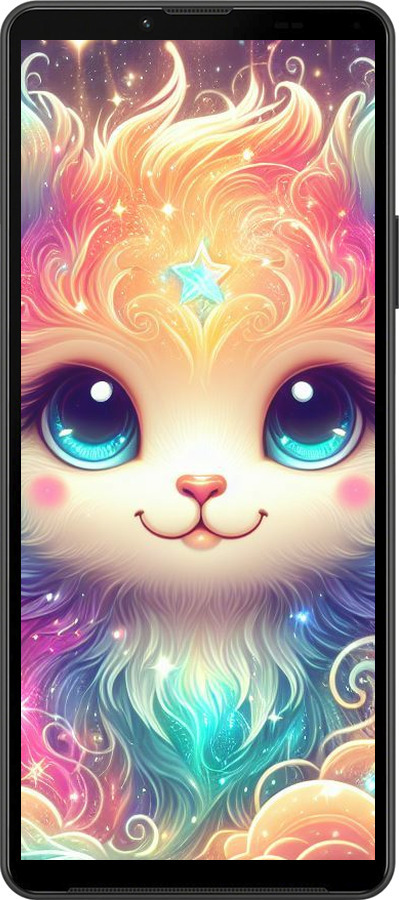 Силіконовий чехол Казкове кошеня для Sony Xperia 10 IV - 5813u-2789 изображение 