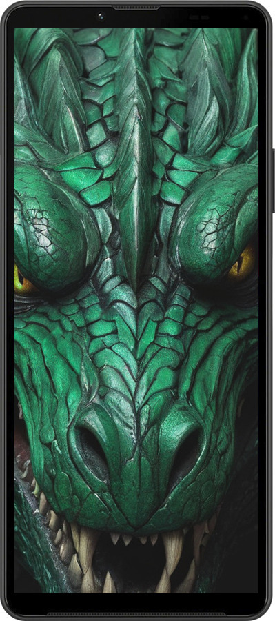 Силиконовый чехол Зелёный дракон v2 для Sony Xperia 10 IV - 5817u-2789 изображение 