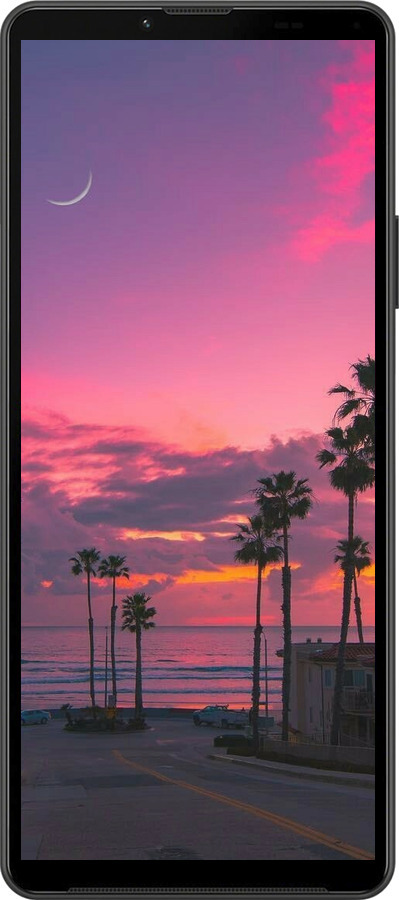 Силіконовий чехол Пальми для Sony Xperia 10 IV - 5873u-2789 изображение 