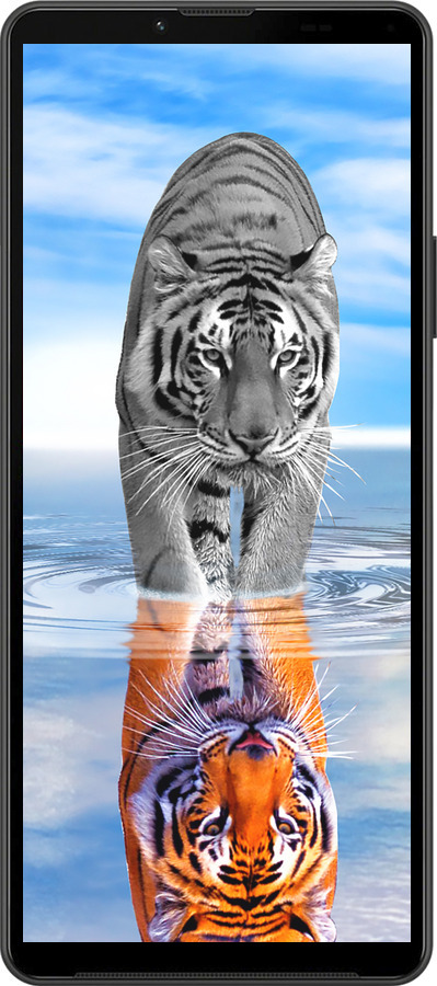 Силиконовый чехол Тигр для Sony Xperia 10 IV - 6016u-2789 изображение 