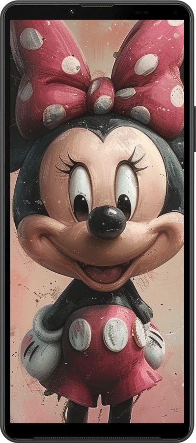 Силиконовый чехол Minnie Mouse для Sony Xperia 10 IV - 6054u-2789 изображение 