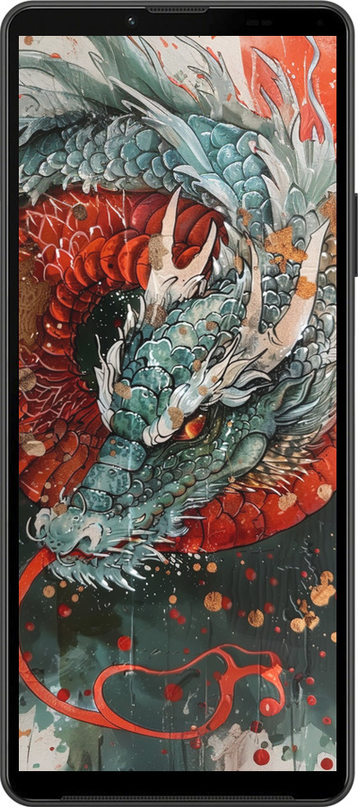 Силиконовый чехол Стихия огня для Sony Xperia 10 IV - 6101u-2789 изображение 