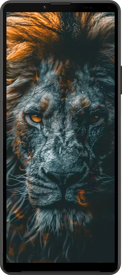 Силиконовый чехол Лев в сумерках для Sony Xperia 10 IV - 6154u-2789 изображение 