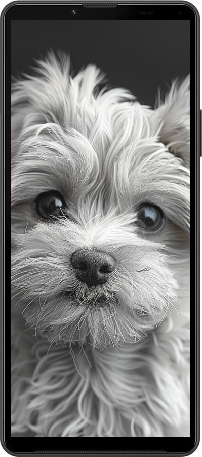 Силиконовый чехол Мальтипу на чорном фоне для Sony Xperia 10 IV - 6156u-2789 изображение 