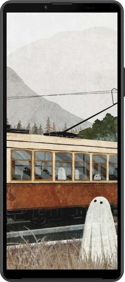 Силиконовый чехол Призрак 2 для Sony Xperia 10 IV - 6247u-2789 изображение 