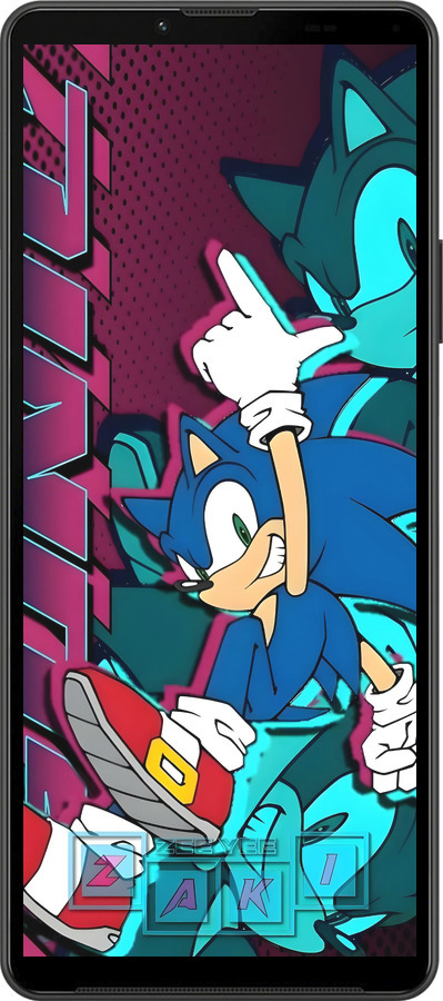 Силиконовый чехол Соник для Sony Xperia 10 IV - 6284u-2789 изображение 