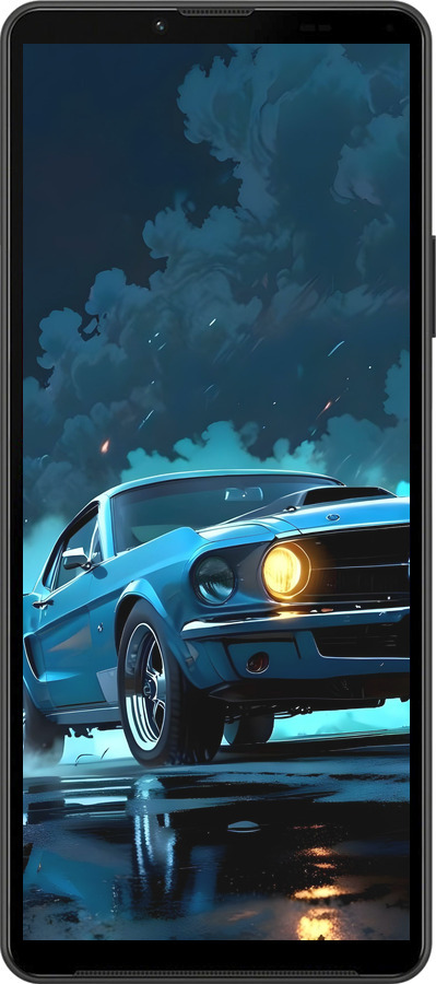 Силиконовый чехол Форд мустанг для Sony Xperia 10 IV - 6374u-2789 изображение 