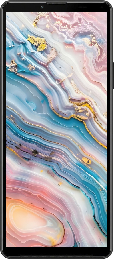 Силиконовый чехол Мрамор красивый для Sony Xperia 10 IV - 6376u-2789 изображение 