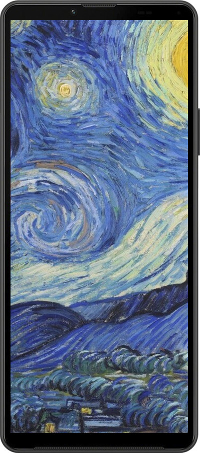 Силиконовый чехол «Звездная ночь» Винсента Ван Гога для Sony Xperia 10 IV - 6433u-2789 изображение 
