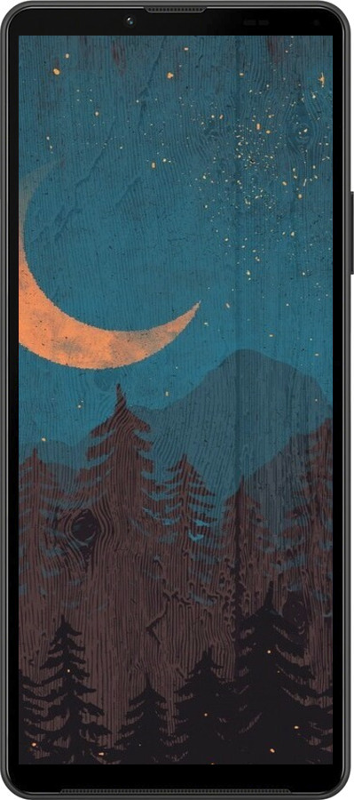 Силиконовый чехол Звездный лес для Sony Xperia 10 IV - 6480u-2789 изображение 