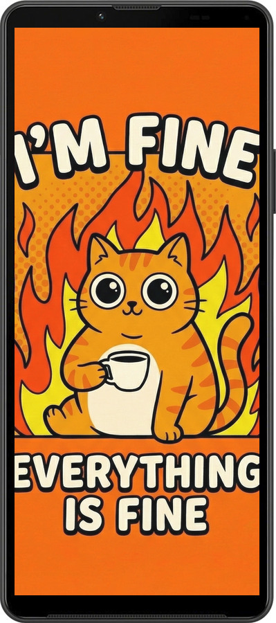 Силиконовый чехол Funny Cat для Sony Xperia 10 IV - 6786u-2789 изображение 